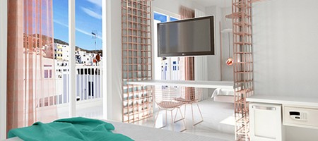 Deluxe Double Room with Balcony and Village View