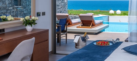Honeymoon Suite with Private Pool SoulSauna and Gym