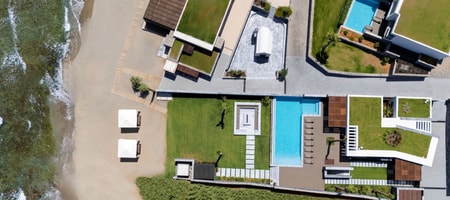 Infinity Wellness Seafront Villa 3 Bedrooms on 2 Floors with Private Pool Sweet Sauna Wellness room Gym Outdoor Whirlpool & Sauna