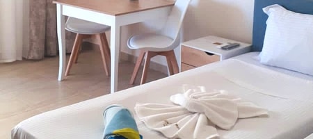 Twin with Side Sea View - with Terrace