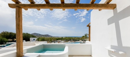Premium Suite with Private Hot tub and Sea View