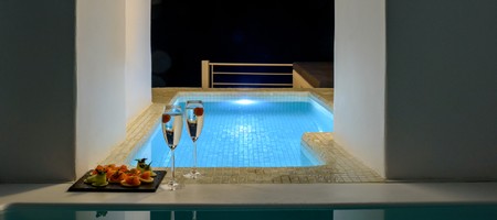 Grand Suite With River Jacuzzi & Caldera Sea View ( Two Bedrooms)