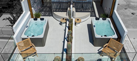 Modern Castle View Room on the 2nd Floor with Private Rooftop Sea View Jacuzzi