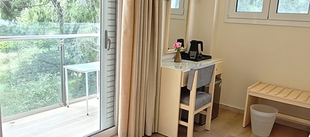 Forest View Double Room with Balcony