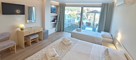 Sea View Double Room with private garden