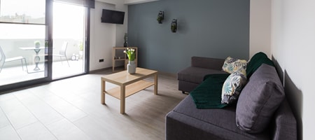 Penthouse One Bedroom Apartment with Balcony