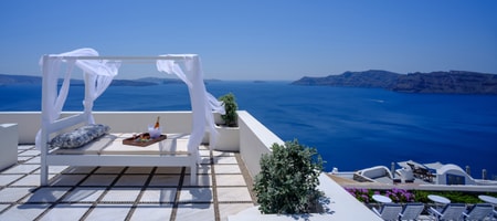 Nikos Villas Two-Bedroom Suite with Caldera view