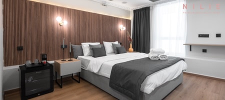 Esther Suites | Double Room with private courtyard 18m² | Zaliki 6