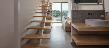 Junior Suite Split Level with Mountain View