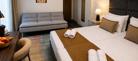 Deluxe Room with Balcony & City View