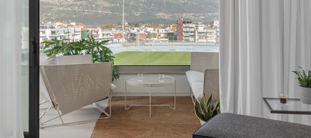 Penthouse Maisonette with Panoramic Mountain & Partial Lake view