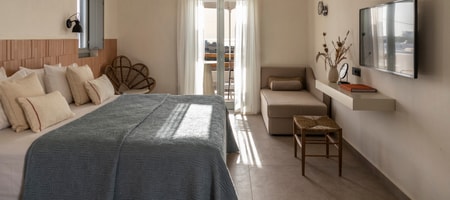 Junior Double with Large Terrace Sea View (ground floor)
