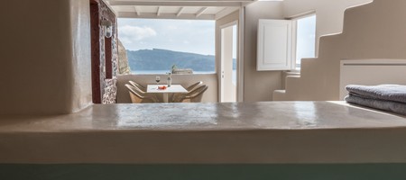 Olympic Pool Villa with Outdoor Cave Plunge Pool| Sea-Caldera-Bay & Direct Sunset Views