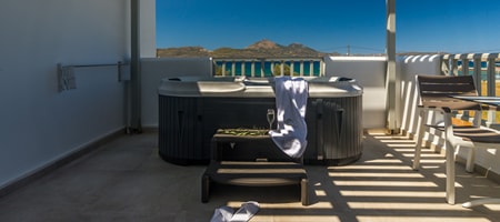 Deluxe Double or Twin Room with Front Sea View and Private Spa / Jacuzzi