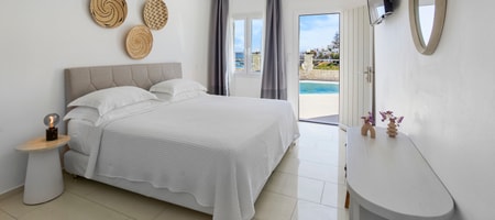Studio sea view of Naousa bay