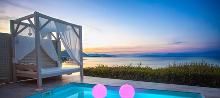Villa Sea View with Private Heated Pool and Hot Tub