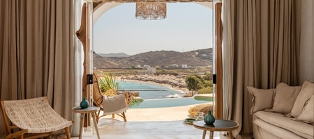 Master Suite with Private Heated Pool and Sea View