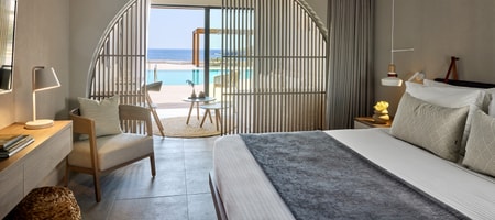 Open Plan Suite with Sea View & Sharing Pool
