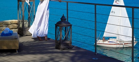 Water Front Sea view Villa Alexandros with outdoor Jetted tub