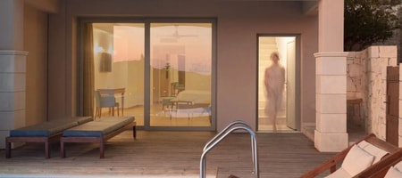 Two Floor two Bedroom Suite Sea View Private Pool
