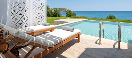 Double Deluxe Sharing pool Front Sea view
