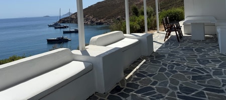 Double studio ground floor with patio