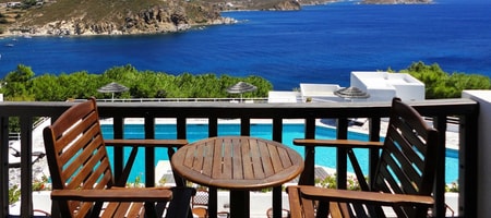 Double Room | Panoramic Sea & Pool View