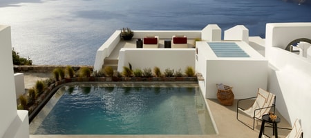 Atoles Villa with Private Pool and Caldera View