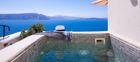 Mentha Cave Suite with Caldera View & Hot Tub 30m²