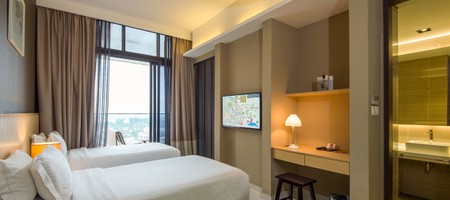 Executive Balcony Twin (City View)