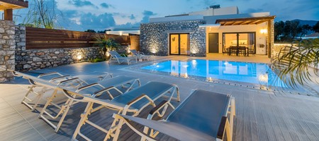 Villa Juliette - Prasonisi Villas - Superior Luxury Villa with private swiming pool and private playground