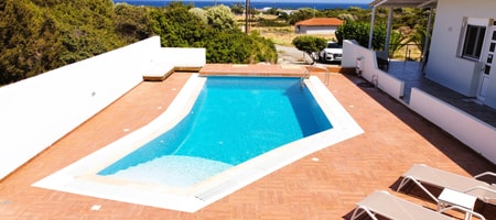Villa Stamos - Plimmiri - Cooperating seaview villa with private pool
