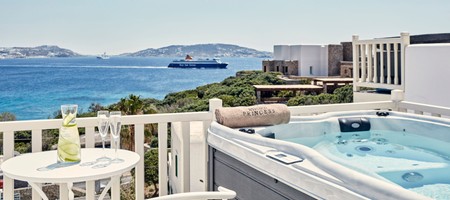 Honeymoon Outdoor Hot Tub Sea View Suite