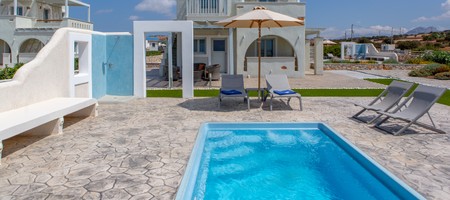 Two Bedroom Villa Private Pool & Sea View (Blue)