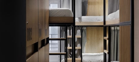 6Bed Dorm with Shared Bathroom