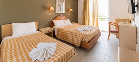 Summer View Hotel - Triple Room with Sea / Garden / Pool View
