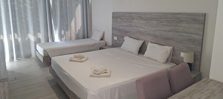 Lido Star Faliraki - Triple Room with Garden View