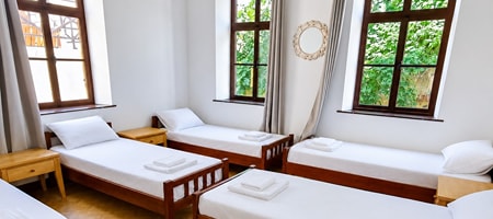 Bed in a Female Dormitory Room