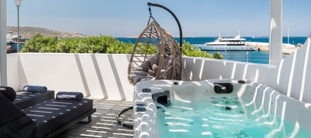 Junior Suite Sea View with Outdoor Hot Tub