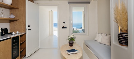 Rocabella Suite Caldera View with Outdoor Mini Plunge Pool Quadruple