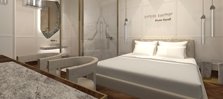 Deluxe Room with Fireplace & Terrace
