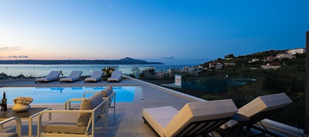 Kalyves Royal Villa | Free*heated pool gym&seaview