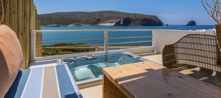 Paleochori Honeymoon & Family Suite With Outdoor Jacuzzi Sea View