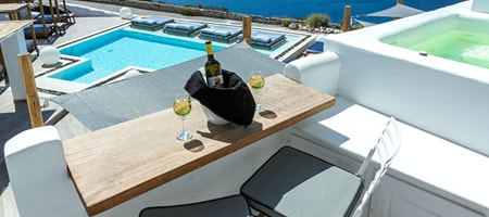 Junior Suite with Hot Tub & Caldera View