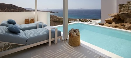 Executive Suite with Private Pool Panoramic Sea View - New Section