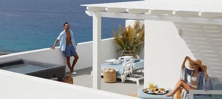 Junior Suite with Open Air Jacuzzi Panoramic Sea View - New Section