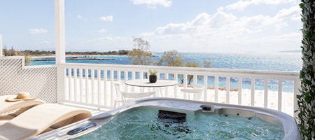 Deluxe Sea View Suite with Outdoor Hot Tub