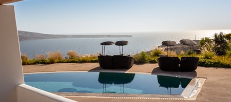 Ilios Pool Villa with Sunset & Sea View