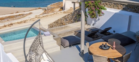 Light Blue Residence with mini Pool Jacuzzi
