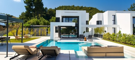 4-Bedroom Villa with Private Pool & Partial Sea View